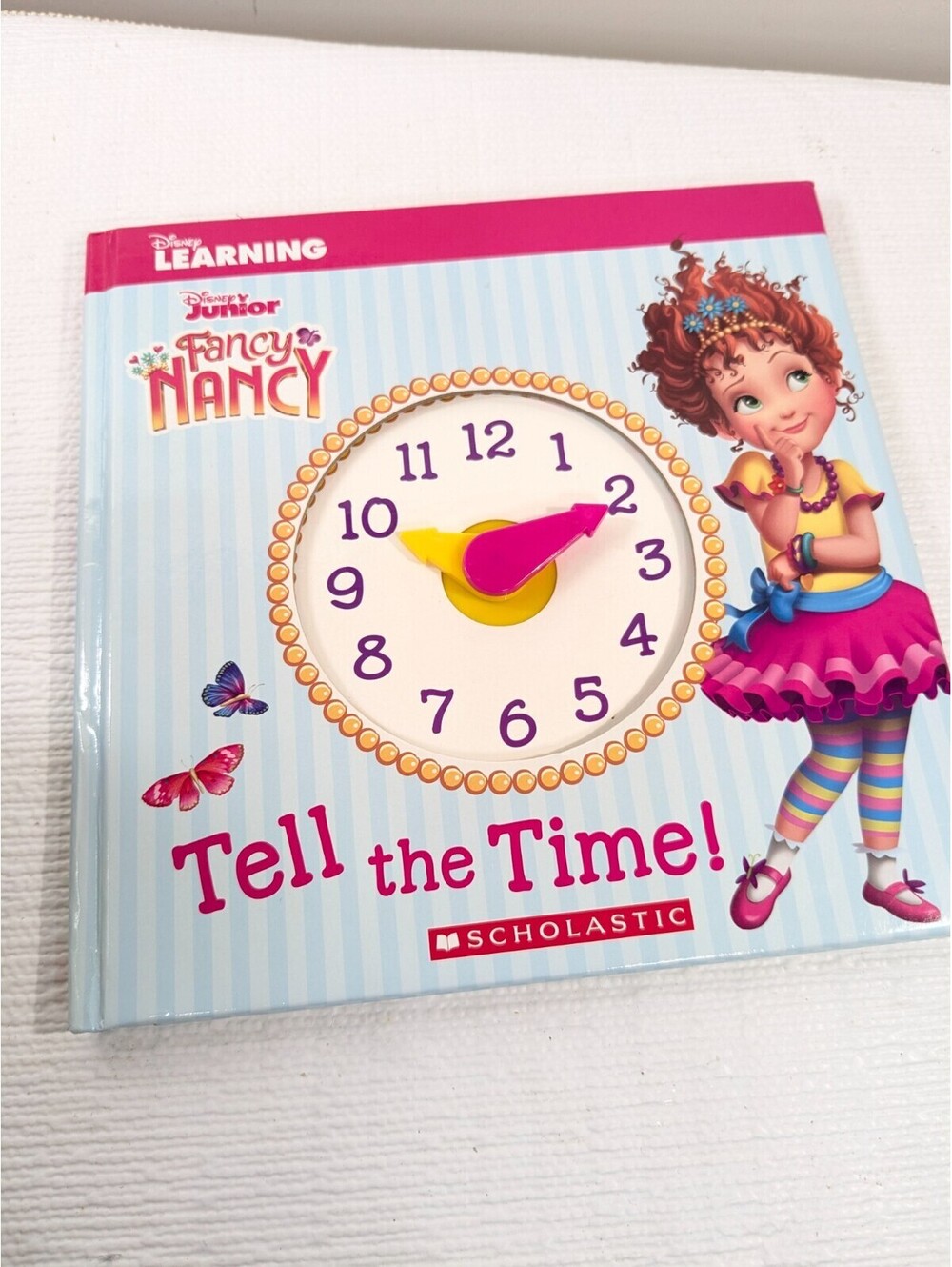 Disney Learning: Fancy Nancy: Tell the Time! clock book kids learning Scholastic